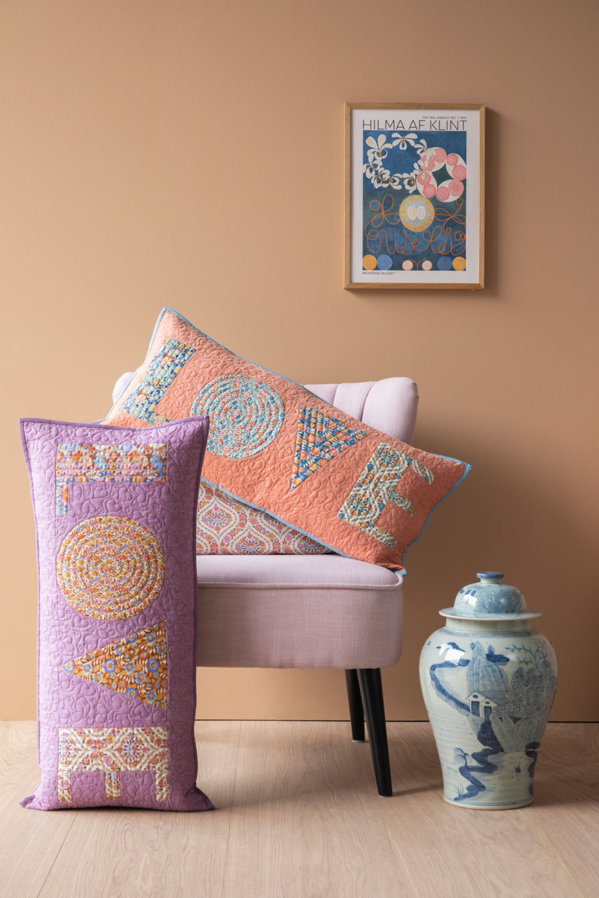 Tilda Patchwork Stoff Baumwolle - Wallflower - Bellflower Pink